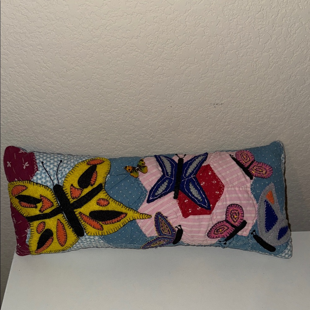 Colorful Butterfly Decorative Pillow